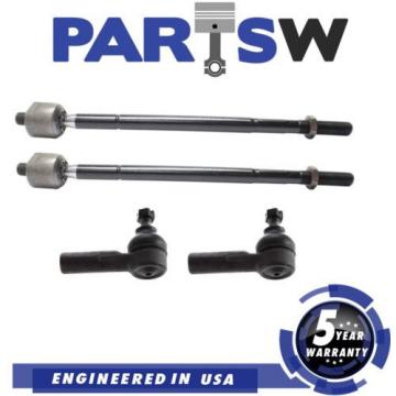 4 Pc Front Steering Kit for Lexus Toyota Avalon Camry Inner &amp; Outer Tie Rod Ends