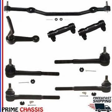 8 PC Kit Steering Parts Center Link Tie Rod End Idler Arm Chevelle Special 68-70