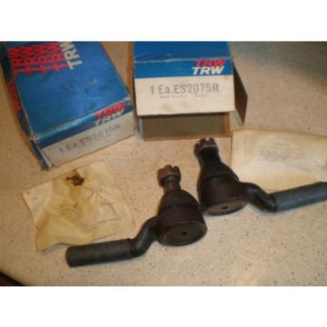 NOS 1976-1978 Dodge Plymouth Van  Tie Rod Ends ES2075 SET OF 2 USA MADE