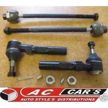 Set 2 Inner 2 Outer Tie Rod End Sierra Silverado 1500 Rack steering RWD 05 06 07