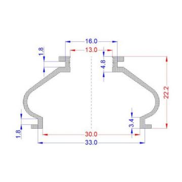 2x Polyboots Polyurethane Dust Boots for Tie Rod End and Ball Joint 13x30x22 mm