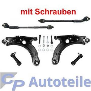 2x Control arm 2x Coupling rod 2x Tie rod end + Screws VW Golf IV front