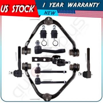 Front Upper Control Arm Tie Rod End Suspension Kit for 97-02 Ford Expedition 2WD