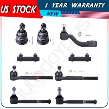 9 Pcs Suspension Tie Rod End Idler Arm Kit for 93-99 Chevrolet C1500 Suburban