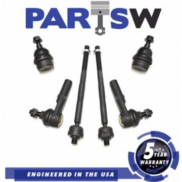 6 Pc Suspension Kit for JEEP Commander Grand Cherokee Inner &amp; Outer Tie Rod Ends