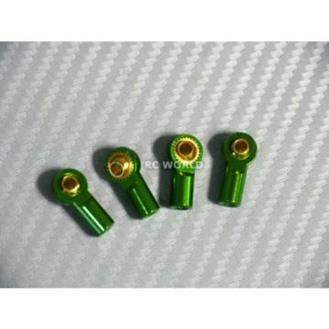 M3 METAL ROD ENDS For Aluminum Link Ends  GREEN  (4PCS)