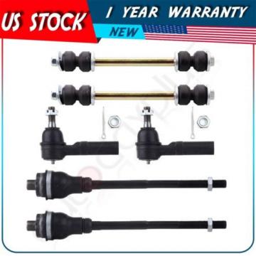 Suspension Inner Outer tie rod end Sway Bar link for Chevrolet Silverado 2500 HD