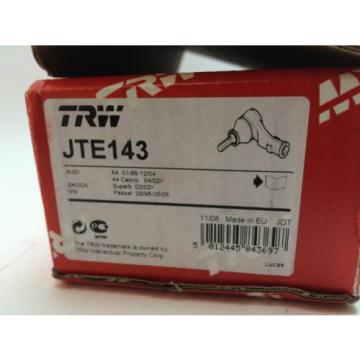 TRW JTE143 Tie Rod End NEW! Sealed! Audi A4 Cabrio Skoda Superb VW Passat