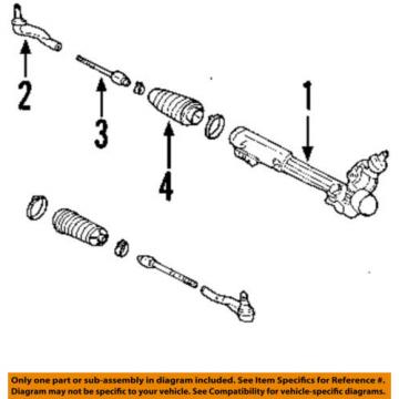 FORD OEM Steering Gear-Outer Tie Rod End 3W1Z3A130BB