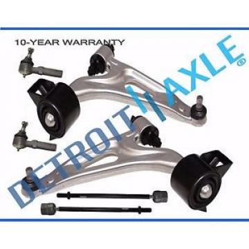 Brand New 6 Piece Front Suspension Kit Control Arm Inner Outer Tie Rod Ends