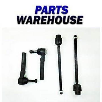 4 Piece Kit Front Inner and Outer Tie Rod Ends