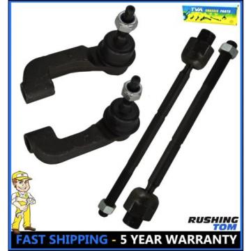 4 Pc Kit Front Left Right Inner Outer Tie Rod End Jeep Liberty 02-04 4WD 2WD