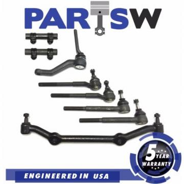 8Pc Steering kit for GMC Chevy Blazer S10 Inner &amp; Outer Tie Rod Ends Center Link