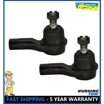 2Pc Front Left Driver Right Passenger Outer Tie Rod Ends For Kia Rio Ford Aspire