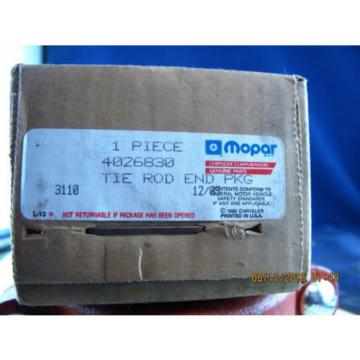 NEW OEM Mopar Tie Rod End RH 4026830 Dodge W250 W350 4WD / ES2010R [B5BB]