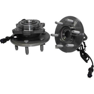 Pair Rear Brand New Complete Wheel Hub and Bearing Assembly Expedition W/ABS