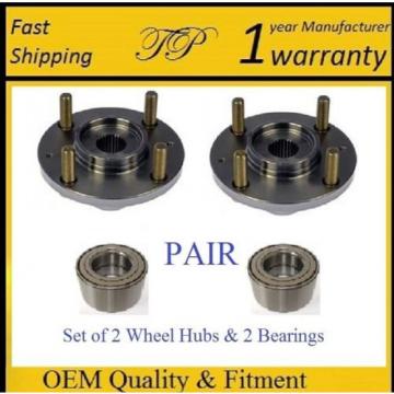 2006-2011 DODGE ATTITUDE FRONT Wheel Hub &amp; Bearing Kit Assembly (PAIR)