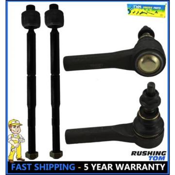 Chrysler 300 Dodge Charger Challenger Magnum RWD 4pc Front Tie Rod End Set