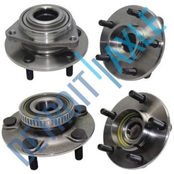 NEW 4 pc Kit - Set of 2 Front and 2 Rear Wheel Hub and Bearing Assembly ABS