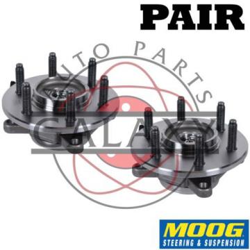 Moog New Front Wheel  Hub Bearing Pair For Ford F-150 4WD w/ 6 Lug Nuts