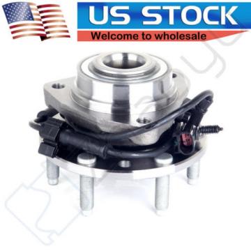 1 New Wheel Hub &amp; Bearing Assembly For Chevy Trailblazer GMC SUV w/ ABS 6 Lug