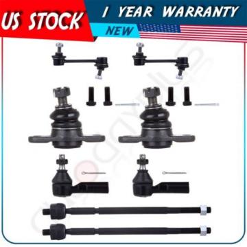 For 1987-1991 Toyota Camry Suspension Kit Ball Joint Tie Rod End Sway Bar