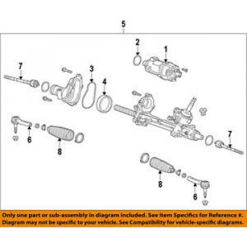 GM OEM Steering Gear-Inner Tie Rod End 22776531