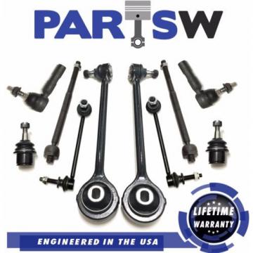 10 Pc Suspension kit for Chrysler Dodge Tie Rod Ends Lower Ball Joint Sway Bar