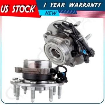 Pair(2) New Wheel Hub and Bearing Assembly Front 4WD 8 Stud Hubs 515058