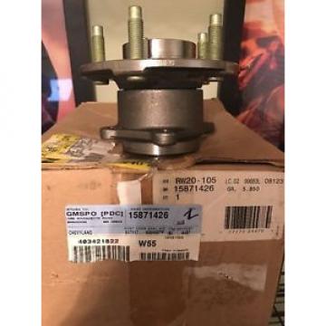 New OEM GM 15871526 Rear Wheel Bearing Hub Assembly