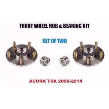 Front Wheel Hub And Bearing Kit Assembly for Acura TSX 2009-2014   PAIR  TWO