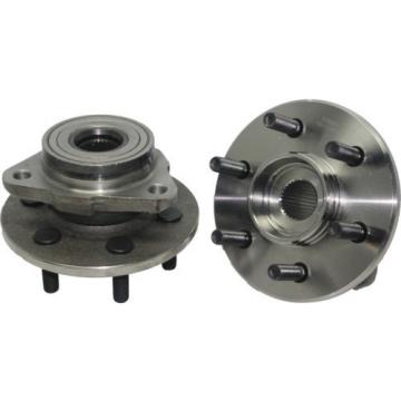 Pair (2) NEW Front Suspension Wheel Hub and Bearing Assembly 4WD AWD NO ABS