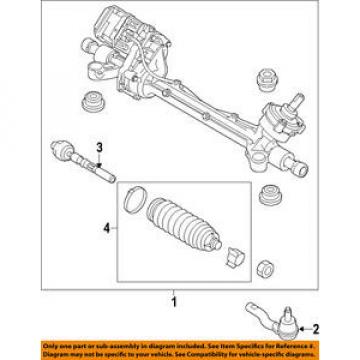 FORD OEM Steering Gear-Inner Tie Rod End BB5Z3280A