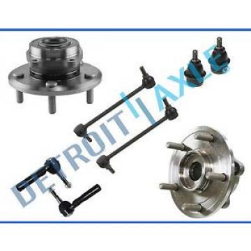 New 8pc Front Driver &amp; Passenger Wheel Hub &amp; Bearing Suspension Kit for Journey