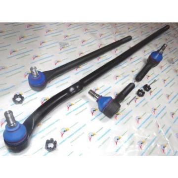 80-96 FORD F150 F250 F350 BRONCO 4PCS TIE ROD ENDS &amp; DRAG LINKS DS1017/18 ES2077