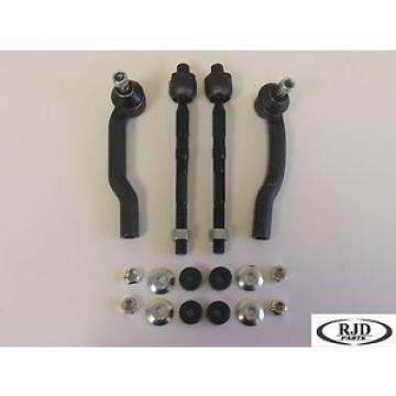 2 Inner 2 Outer Tie Rod Ends 2 Sway Bar Link Repair Kit NEW