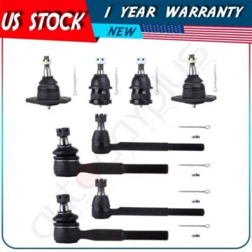 8PCS Suspension Ball Joint Tie Rod End for 1973-1986 CHEVROLET C10 SUBURBAN