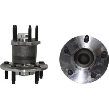 Pair: 2 New REAR Chevrolet Pontiac Wheel Hub and Bearing Assembly NO ABS