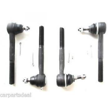 Chevrolet K3500 1988-2000 Tie Rod Ends Front Inner &amp; Outer Left &amp; Right 4Pcs