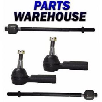 4 Pcs Front Inner &amp; Outer Tie Rod Ends Driver &amp; Passenger Sides