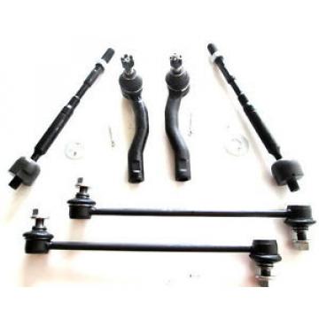 2003-2008 TOYOTA COROLLA TIE ROD END FRONT OUTER &amp; INNER SWAY BAR LINK KIT  6PCS