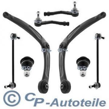 2 Wishbone 2x Ball joint 2x Coupling rod 2x Tie rod end front right left