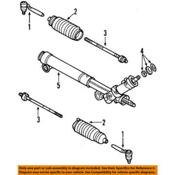 GM OEM Steering Gear-Outer Tie Rod End 26076544