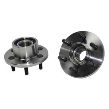 Pair (2) NEW FRONT Driver and Passenger Wheel Hub and Bearing 2WD  NO ABS