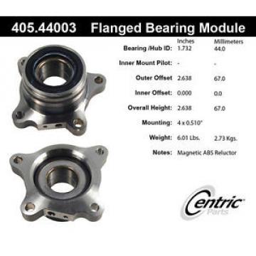 Wheel Bearing and Hub Assembly Rear Right Centric 405.44003E