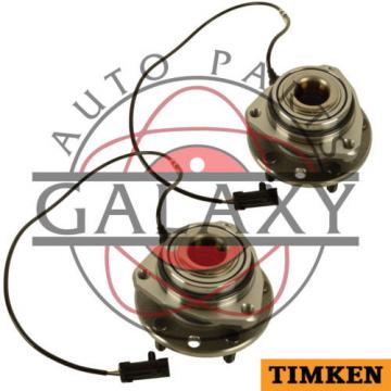 Timken Pair Front Wheel Bearing Hub Assembly Chevy S10 1997-2004 Blazer 97-05