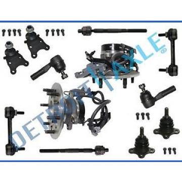 New 12pc Front Wheel Hub &amp; Bearing Suspension Kit w/ ABS for Colorado Canyon 2WD