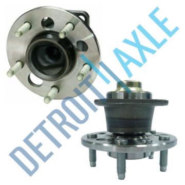 Pair 2 New REAR Wheel Hub + Bearing Assembly NO ABS for 2000-05 Chevrolet Impala