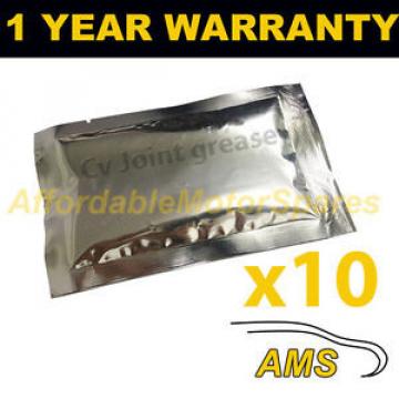 10 X 60g GREASE SACHET FOR USE WITH CV JOINTS DRIVESHAFTS GAITERS