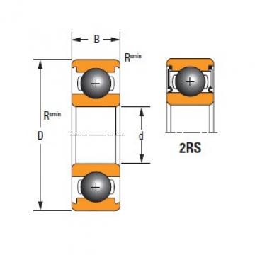 Timken Thin Section61802-2RS